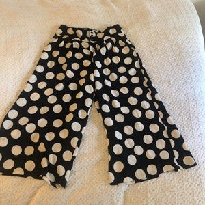 Polka Dot Gaucho Pants